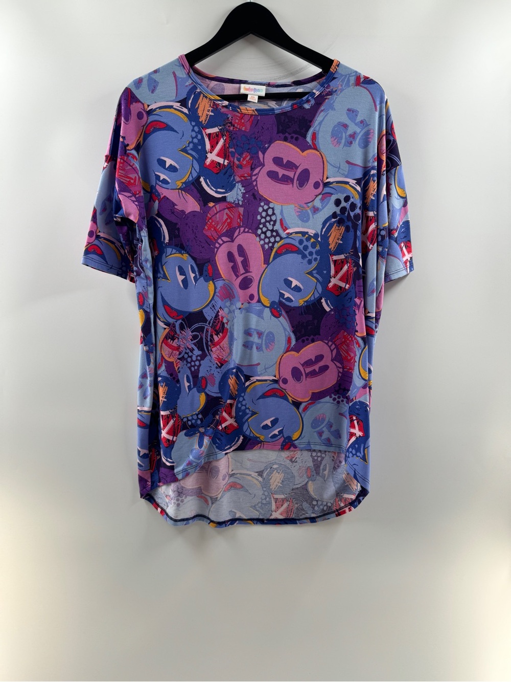LuLaRoe Disney Mickey & Minnie Mouse Irma Top – Women's XS